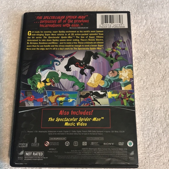 Animated Spiderman DVD set - Picture 2 of 7